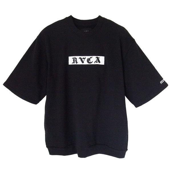 RVCA ルーカ OE BOX CREW 半袖 クルー 裏毛 スウェット シャツ トップス トレーナ...