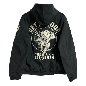 VANSON（バンソン） スケルトン ボーン ファー ジップ パーカー 骨