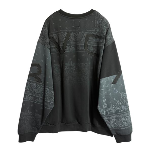 RVCA ルーカ クルー ネック トレーナー スウェット シャツ BF042001 ビッグ オーバー...