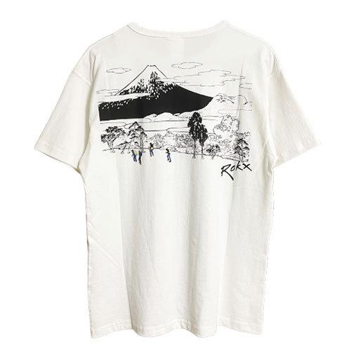 ROKX ロックス UKIYOE “FUJI” TEE 浮世絵 富士山 ポケット付きTシャツ RXM...