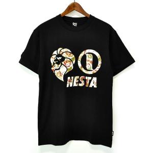 NESTA BRAND ネスタブランド Tシャツ Tee TS1621SP CAMO LIONS TEE カモライオン 総柄プリント S/STEE ネコポス対応｜selectshopvacation