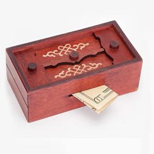Bits and Pieces - Greek Secret Puzzle Box Brainteaser - Wooden Secre 並行輸入｜selectshopwakagiya