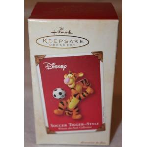 qxd5119?Soccer With Tigger Winnie the Pooh 2003ホールマーク記念品オーナメント｜selectshopwakagiya
