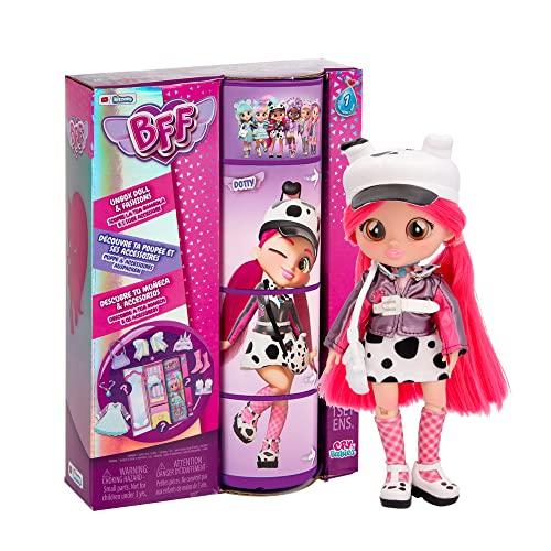 Cry Babies BFF Dotty Fashion Doll with 9+ Surprise...