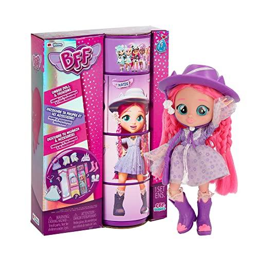 Cry Babies BFF Katie Fashion Doll with 9+ Surprise...