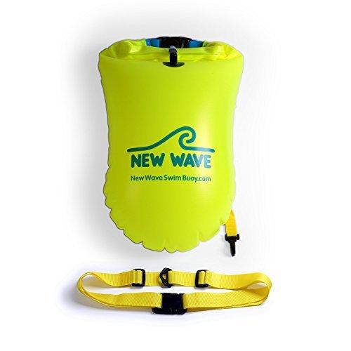 New Wave Swim Buoy???Swim安全Float and Drybag for Op...