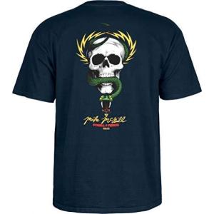 POWELL PERALTA パウエル MIKE MCGILL マクギル スカルスネーク Tシャツ 紺 ネイビー M｜selectshopwakagiya