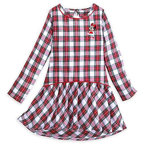 Disney Minnie Mouse Holiday Plaid Nightshirt for G...