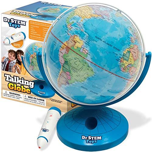 Dr. STEM Toys Talking World Globe with Interactive...