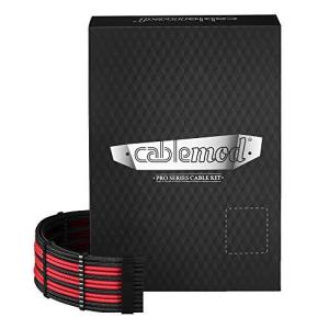 CableMod PRO ModMesh CシリーズRMI&RMxBlack Labelケーブルキット- ブラック/レッド CM-｜selectshopwakagiya