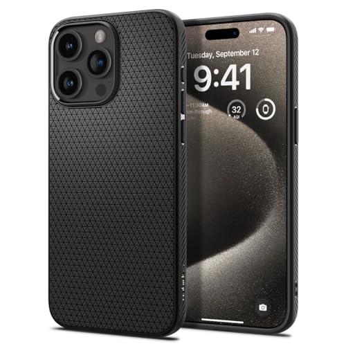 Spigen iPhone 15 Pro Max ケース マット ソフト 米軍MIL規格 耐衝撃 ワ...