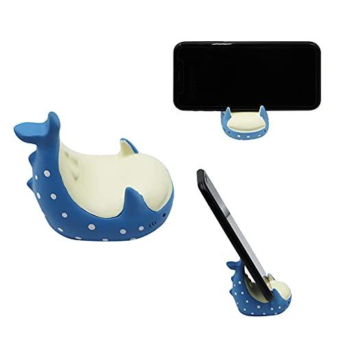 ZGMYC キュートなサメの携帯電話スタンド デスクトップタブレットホルダー クリエイティブな動物 ...