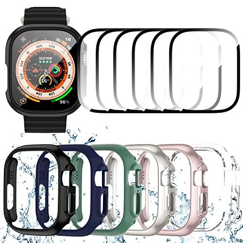 [6+6 Pack] Rontion for Apple Watch Ultra 49mm Scre...