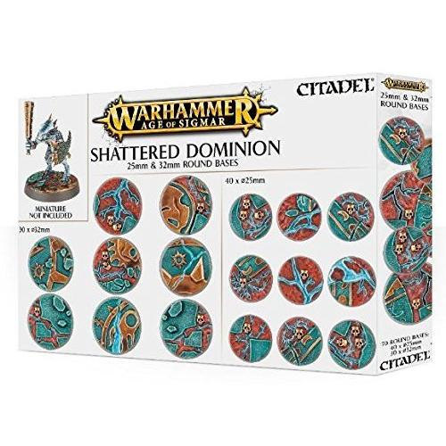 WARHAMMER AOS： SHATTERED DOMINION： 25 ＆ 32MM ROUND...
