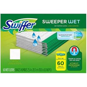 Swiffer Sweeper Wet Cloth Refil  60 Count by Swiffer｜selectshopwakagiya