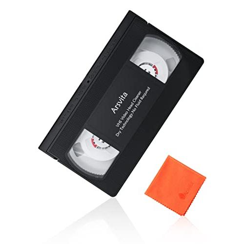 Arsvita VHS ビデオヘッドクリーナー VHS/VCRプレーヤー用 並行輸入