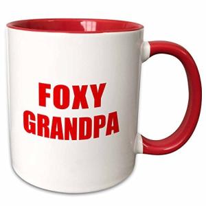 3drose Mug _ 202106?_ 5? Foxy Grandpa祖父面白いレッドのテキストデザインをクールホット2トーンレッ｜selectshopwakagiya