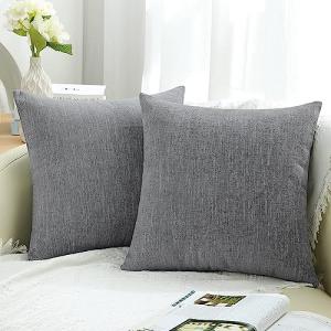 decorUhome Decorative Throw Pillow Covers 18x18 Set of 2  Farmhouse  並行輸入｜selectshopwakagiya