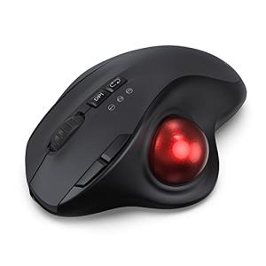 2.4G+Dual Bluetooth Wireless Trackball Mouse  KKUOD 3-Device Connect 並行輸入｜selectshopwakagiya