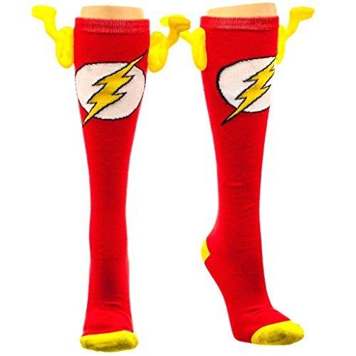 Dc Kh2s83dco Comics Flash Knee High 3d Effect Sock...