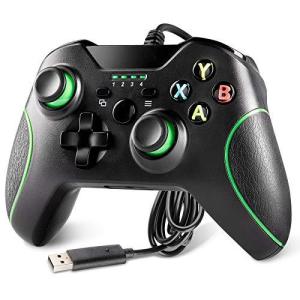 YCCTEAM Xbox One用有線コントローラー USBゲームパッド ジョイスティック コントローラー デュアルバイブレーション ヘ 並行輸入｜selectshopwakagiya