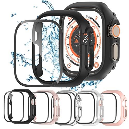 [5+5] Pack Waterproof Case and Screen Protector fo...