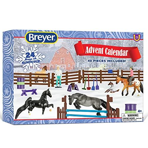 Breyer Horses 2023ホリデーコレクション アドベントカレンダー 馬遊びセット 隠し宝...