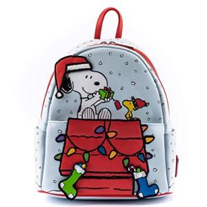 Loungefly Peanuts Gift Giving Snoopy and Woodstock Womens Double Str 並行輸入｜selectshopwakagiya