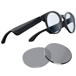 Razer Anzu Smart Glasses Round Frame スマートグラス Size L Bundle with Blue 並行輸入