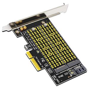 Dracaena デュアル M.2 SSD - PCI-Express 3.0 X4 アダプター拡張カード PCIe NVMe SATA 並行輸入｜selectshopwakagiya