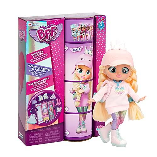 Cry Babies BFF Stella Fashion Doll with 9+ Surpris...