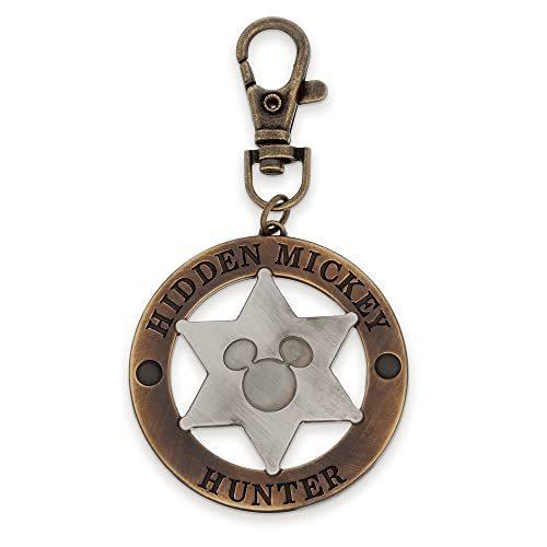 Disney Mickey Mouse Icon Sheriff&apos;s Badge Bag Charm...