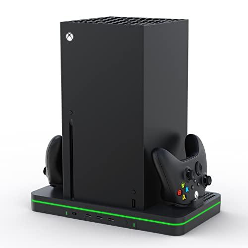 CODOGOY 縦型充電スタンド 冷却ファン付き XboxシリーズX/Sコンソールとコントローラーに...