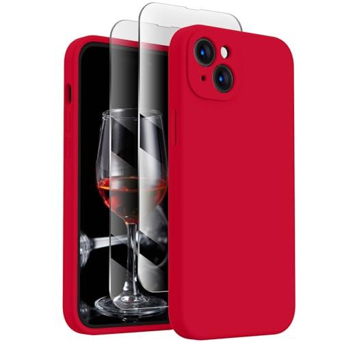 FireNova iPhone 15用ケース シリコン アップグレード [カメラ保護] スマホケース...