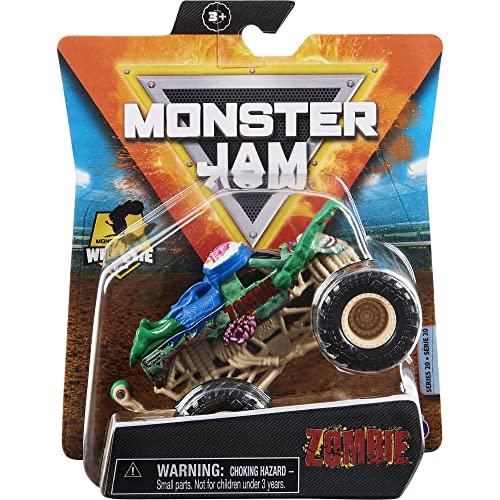 Monster Jam 2021 Spin Master 1:64 ウィーリーバー付きダイキャストモ...