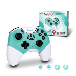 Brook Vivid with Thumb Grips Set - スイッチ用ワイヤレスコントローラーには 猫の足のジョイスティックキ 並行輸入