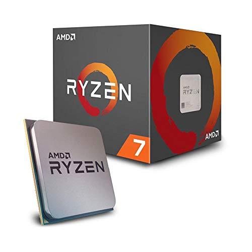 AMD CPU Ryzen 7 2700 with Wraith Spire (LED) coole...