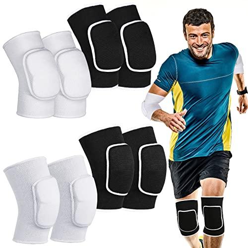 4 Pair Volleyball Knee Elbow Pads Breathable Elbow...