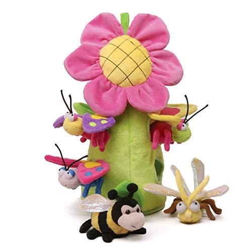 Flower House - Plush Bug Flower House with Bugs - ...