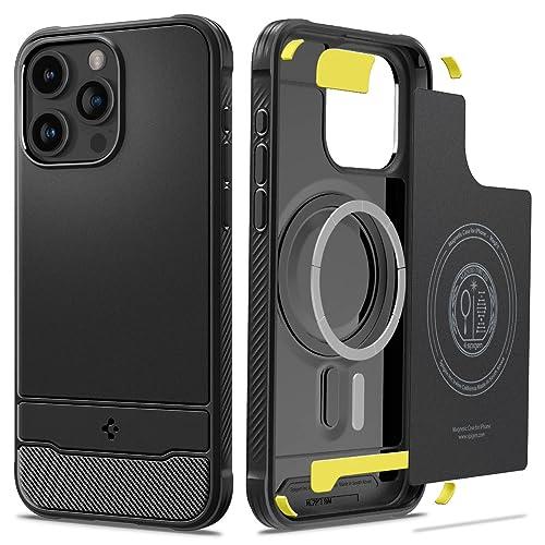 Spigen iPhone15ProMax ケース MagSafe対応 マグネット搭載 米軍MIL規...