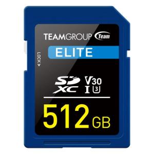TEAMGROUP チームグループ Elite 512GB UHS-I U3 V30 4K UHD 読み取り速度 最大90MB/秒 SD 並行輸入