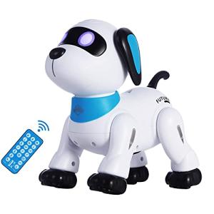 リモコンロボット犬用おもちゃ プログラム可能なインタラクティブ&スマートダンシングロボット 子供用 5歳以上 RCスタントトイ 犬 音が 並行輸入｜selectshopwakagiya
