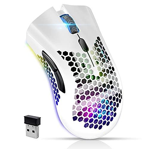 Wireless Gaming Mouse VEGCOO C8 Silent Click Wirel...