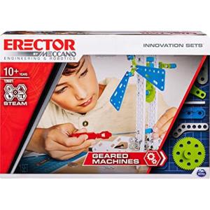 Meccano Erector セット3 ギアマシンS.T.E.A.M. 組み立てキット 可動パーツ...