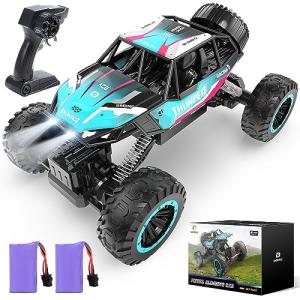 DEERC リモートコントロールカー 2.4Ghz RCカー 4WD パワフル 全地形 RCロッククローラー 電動ラジオコントロールカー 並行輸入｜selectshopwakagiya