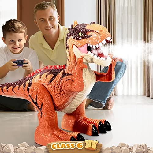 Remote Control Dinosaur Toys for Kids 3-5 with Spr...