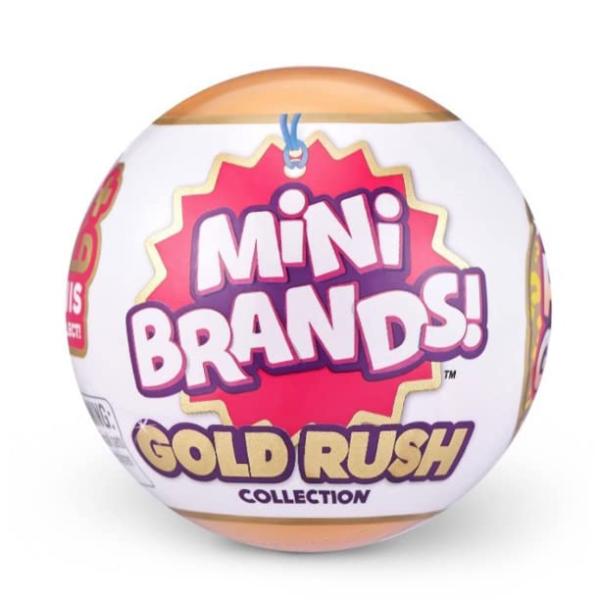 Mini Brands Gold Rush 限定版 ミステリーカプセル 本物のミニブランド 収集品 ...
