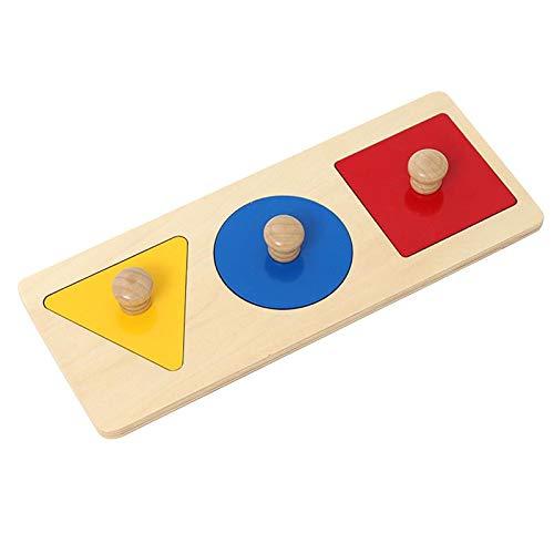 Montesoori Baby Toys Puzzles Colorful Multiple Sha...