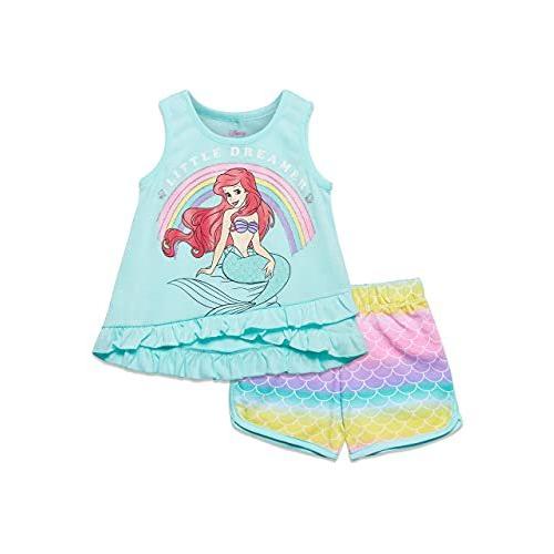 Disney Little Mermaid Little Girls Ariel Tank Top ...