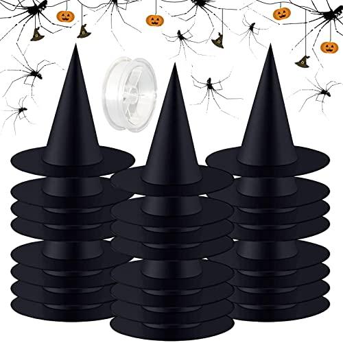 レギゴ24ピースハロウィーンコスチューム魔女帽子 - ハロウィーンカーニバルパーティーの装飾のための...